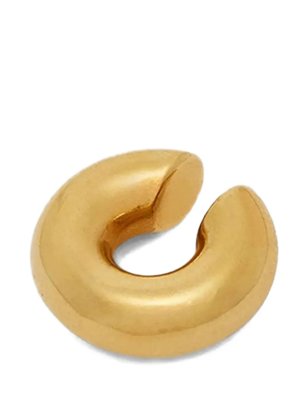 Jil Sander earcuff brass earrings - Oro