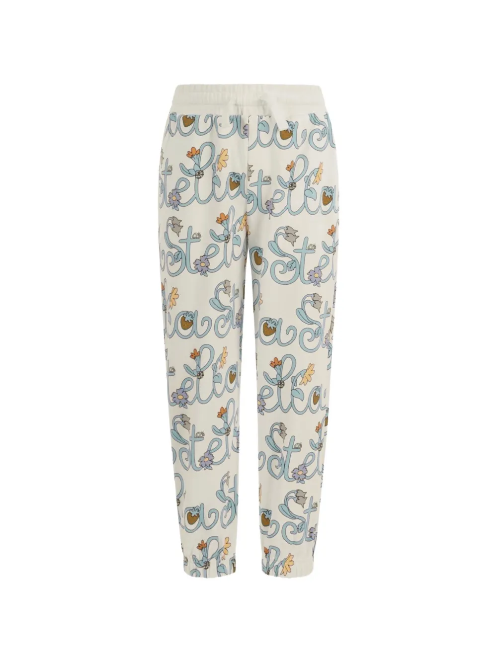 Stella McCartney Kids Stella floral trousers - Toni neutri