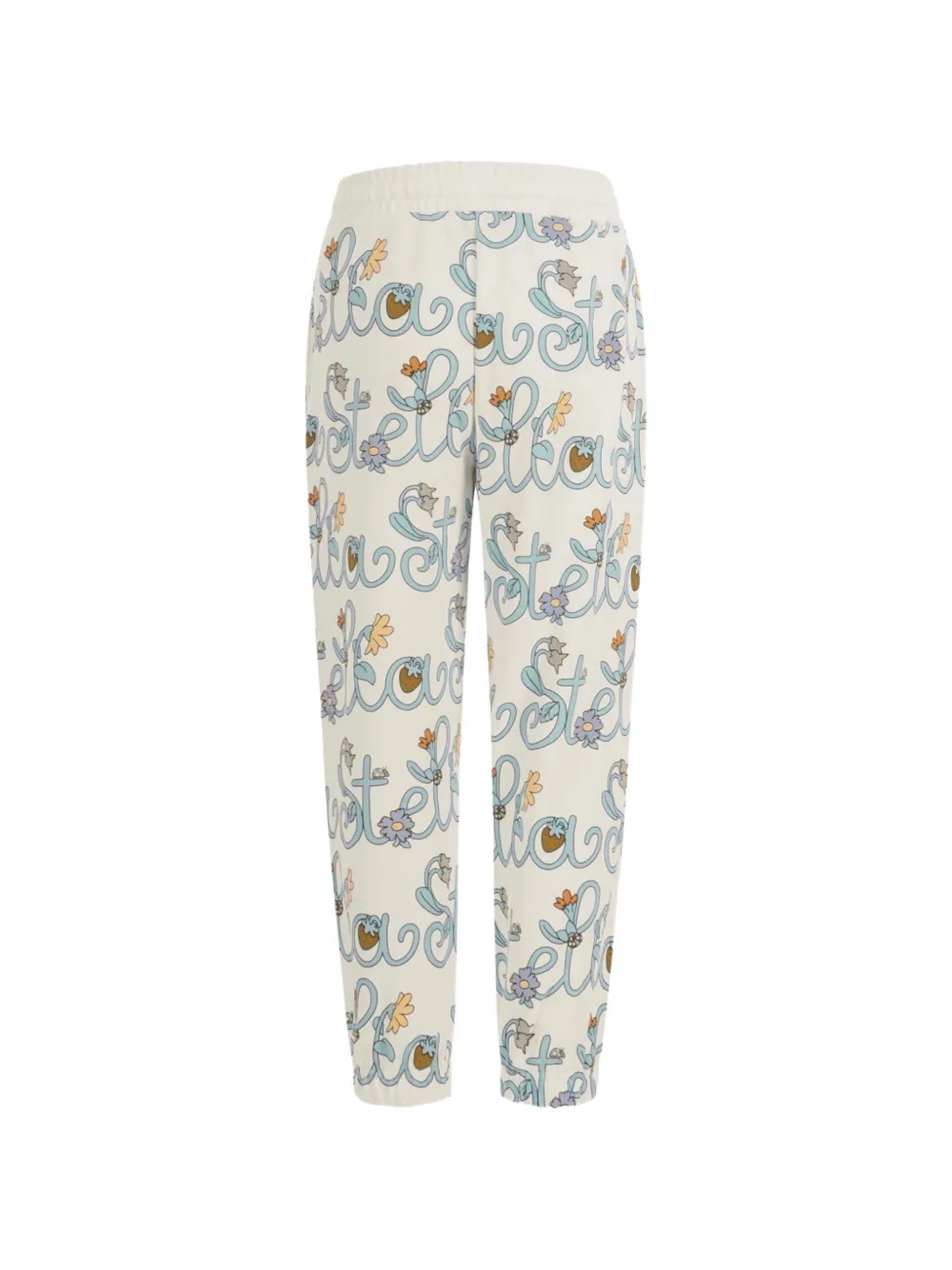  Stella Mccartney Kids Stella Floral Trousers - Neutrals 