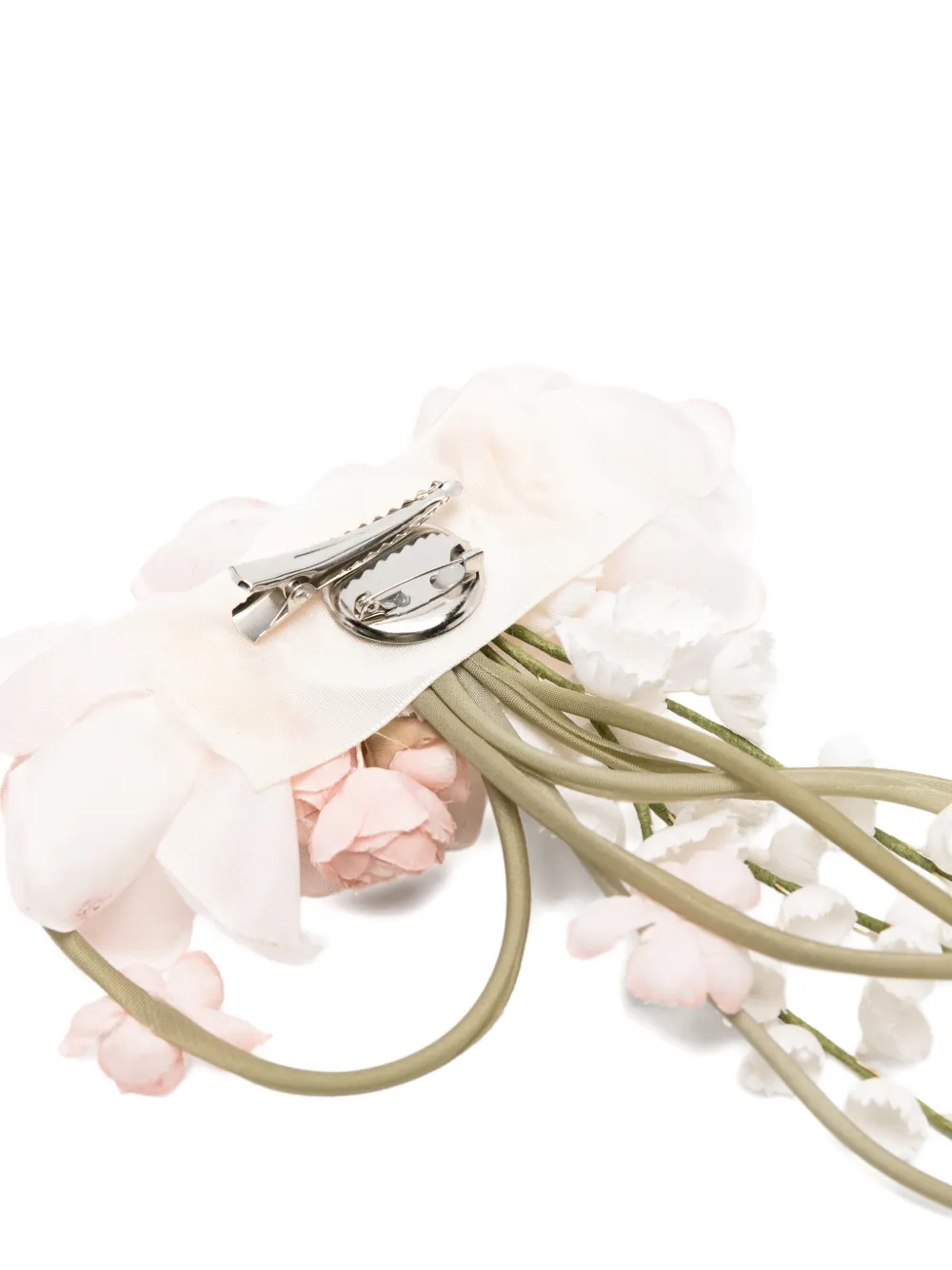  Amaya Floral Hair Clip - Green 