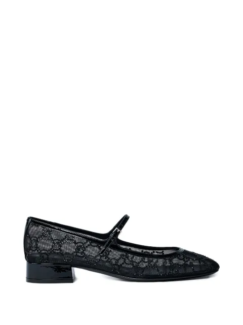 Gucci GG crystal-embellished ballet flats