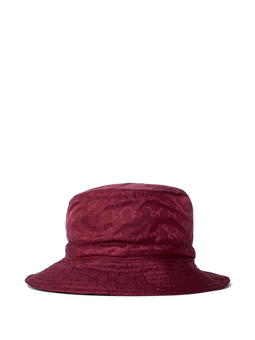  Gucci Gg Reversible Bucket Hat - Red 