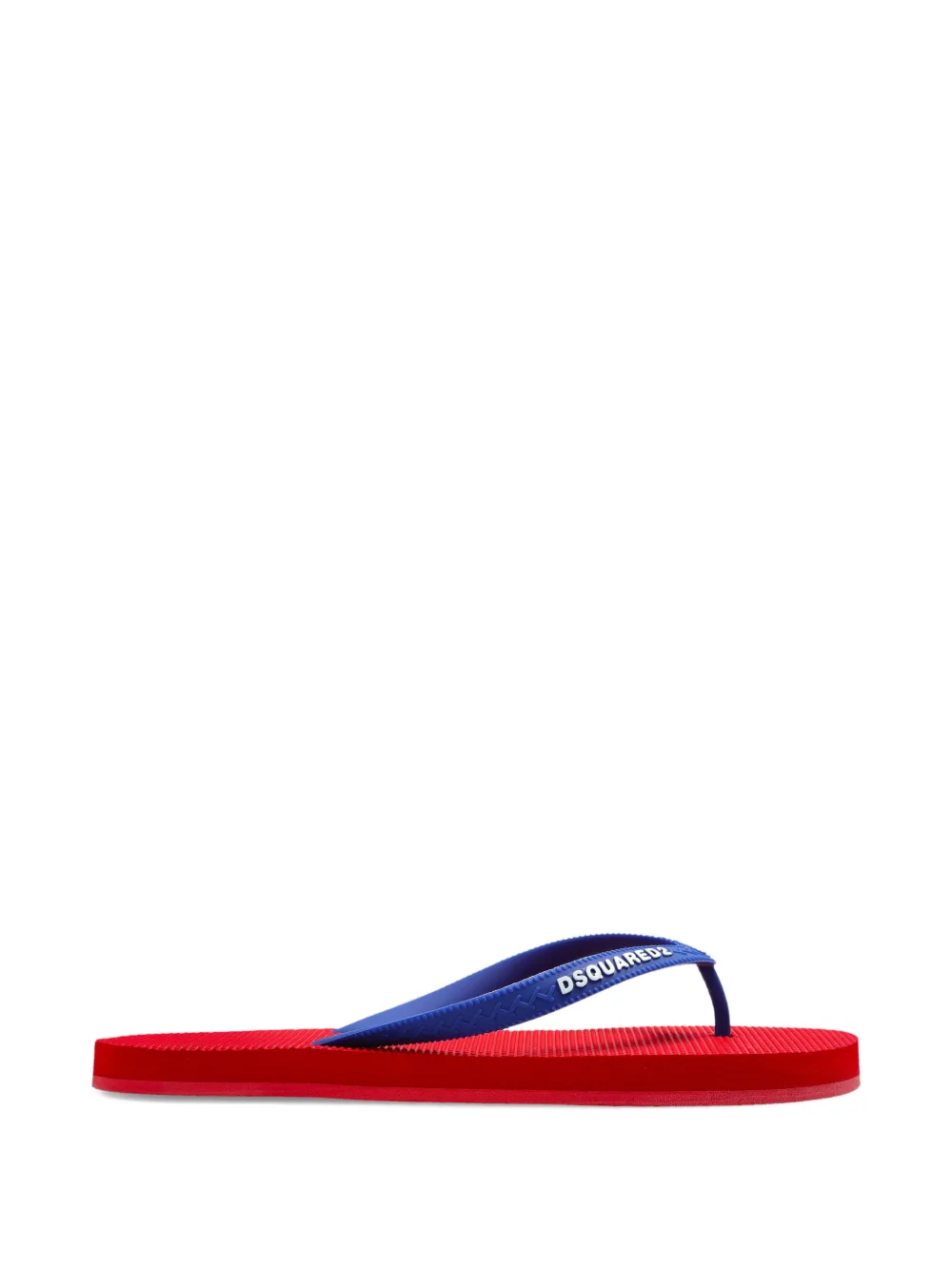 DSQUARED2 Teenslippers met logo-bandje Rood