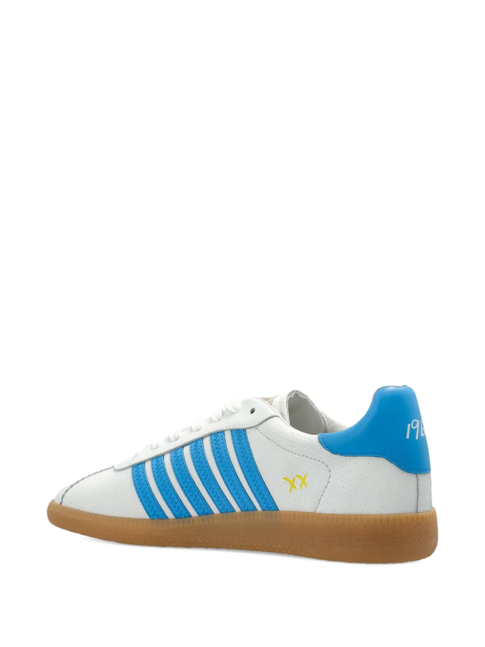 DSQUARED2 Rebel striped sneakers Wit