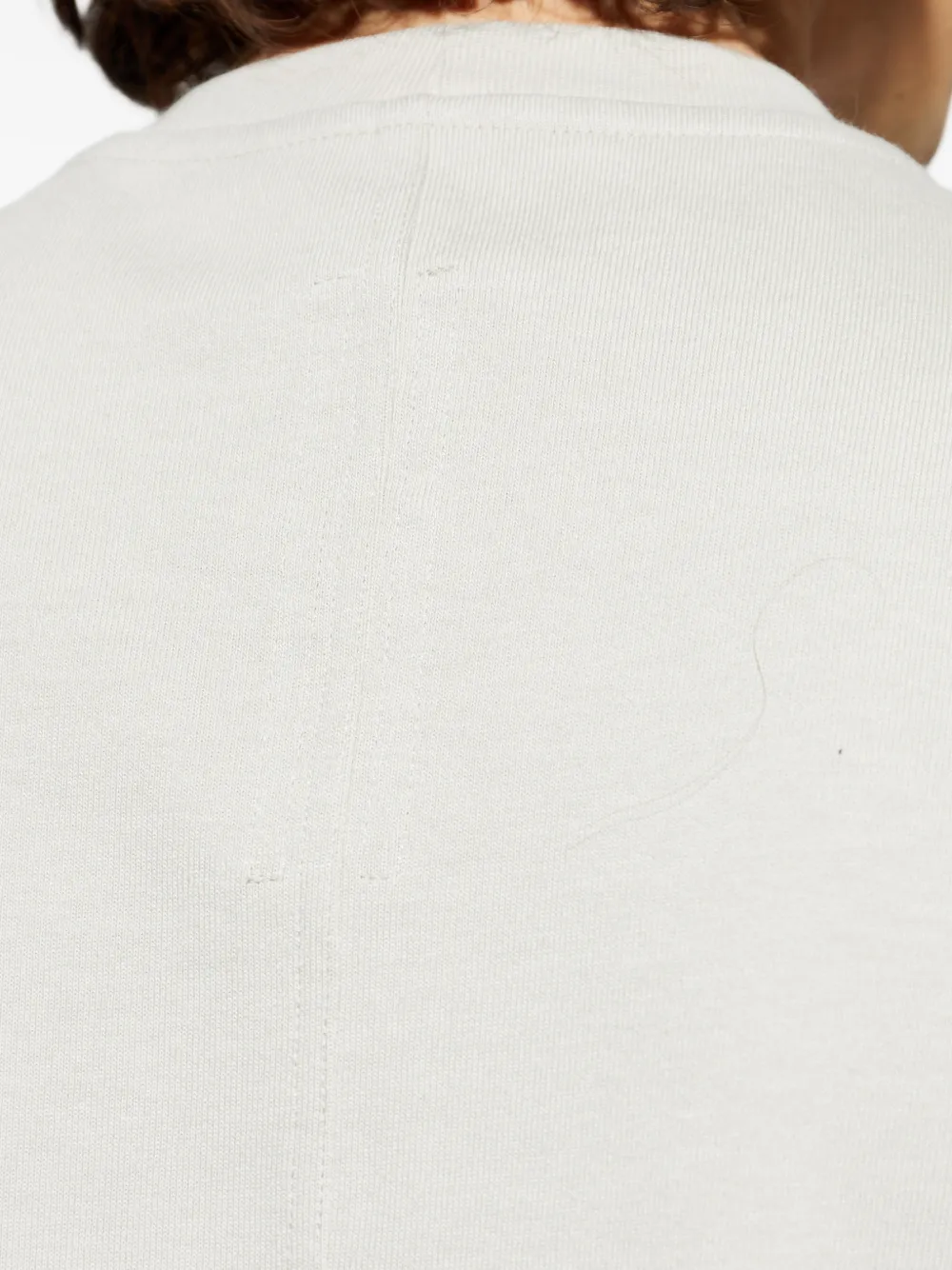 Rick Owens Gerafeld T-shirt met korte mouwen Beige