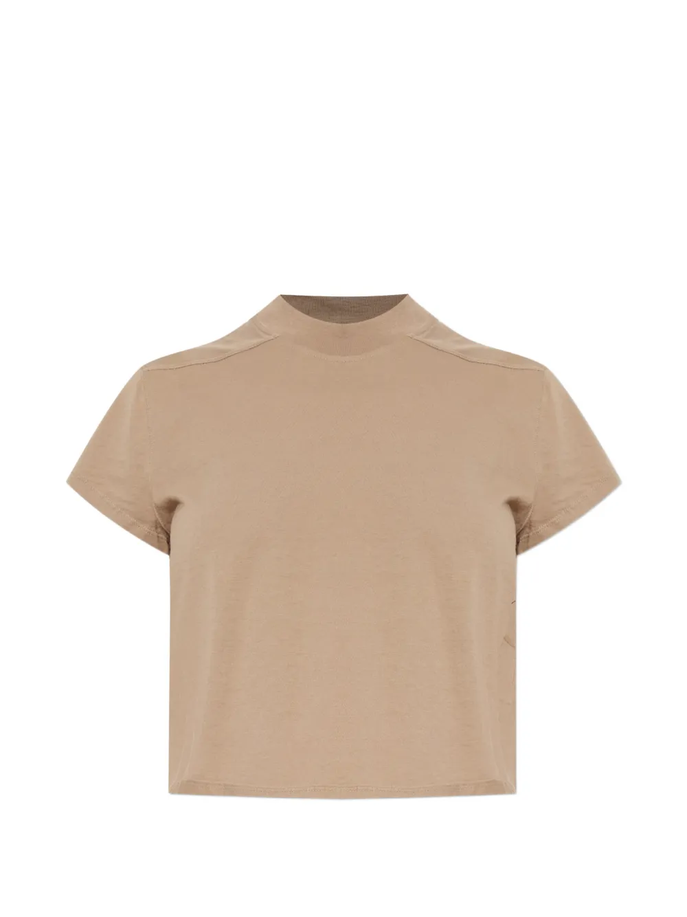 Rick Owens DRKSHDW mockneck crop top - Toni neutri