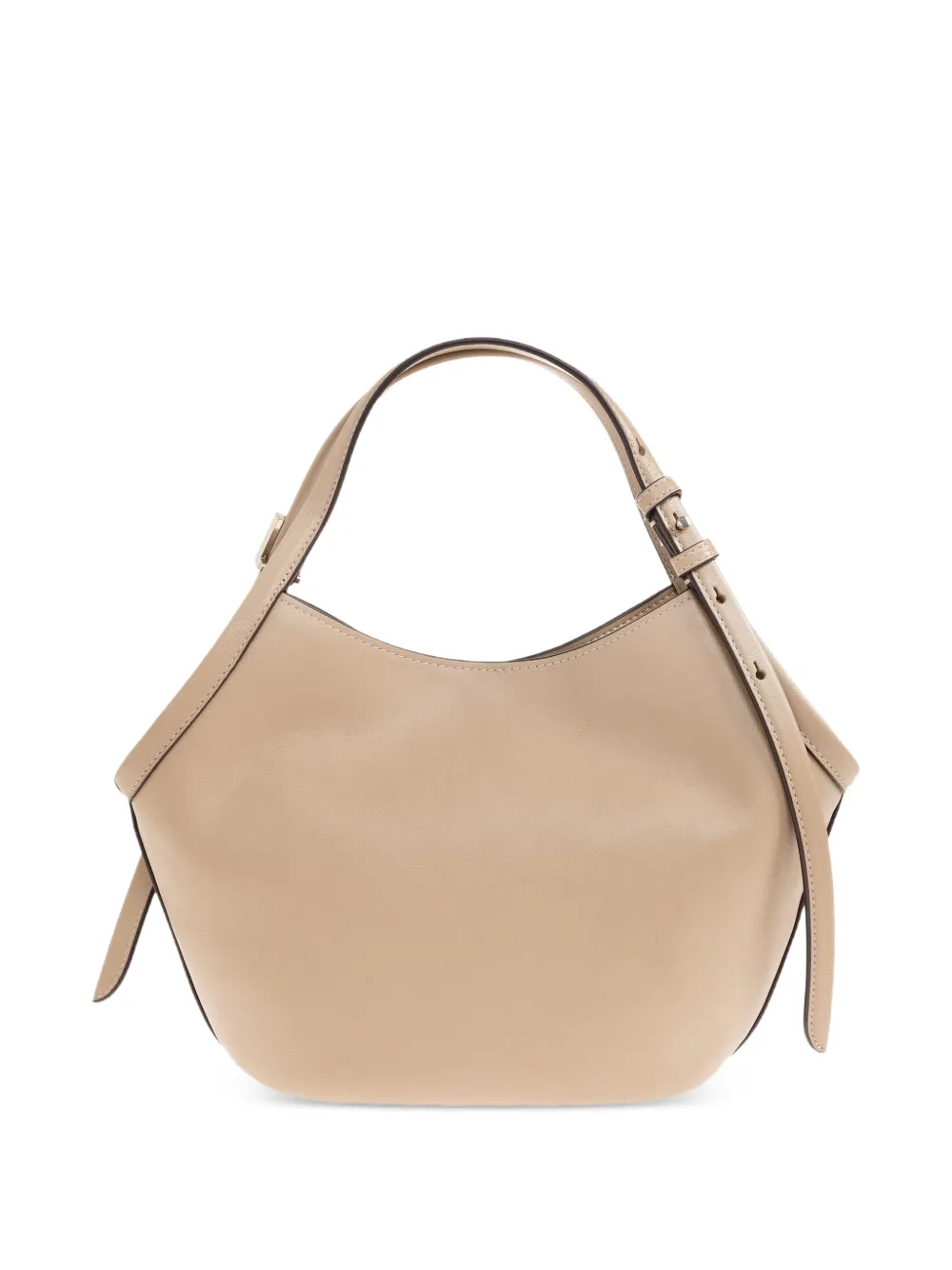  Kate Spade Strap Leather Tote Bag - Neutrals 