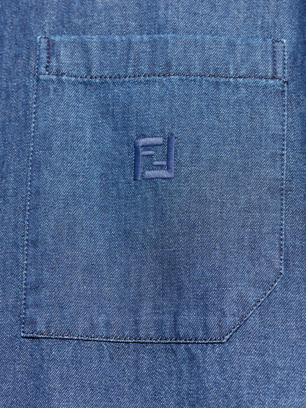 FENDI Overhemd met zak Blauw