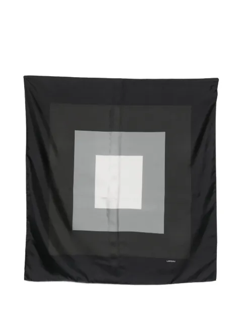 Lardini geometric silk scarf