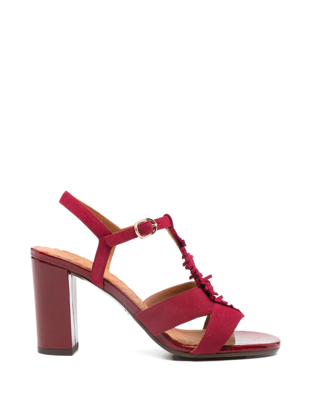 Chie Mihara Balia suede sandals Rood
