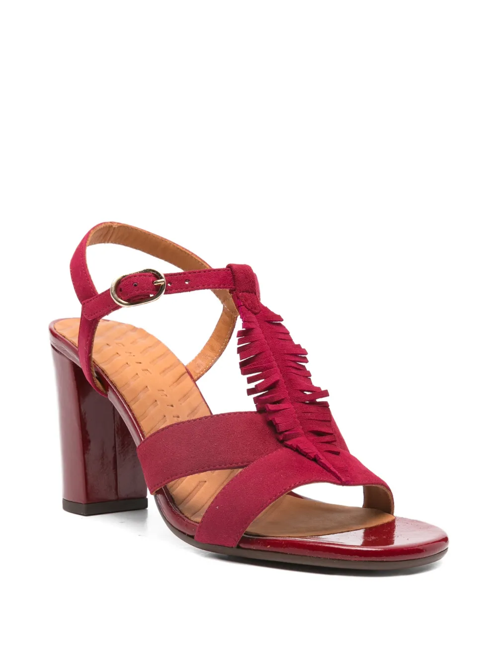 Chie Mihara Balia suede sandals Rood