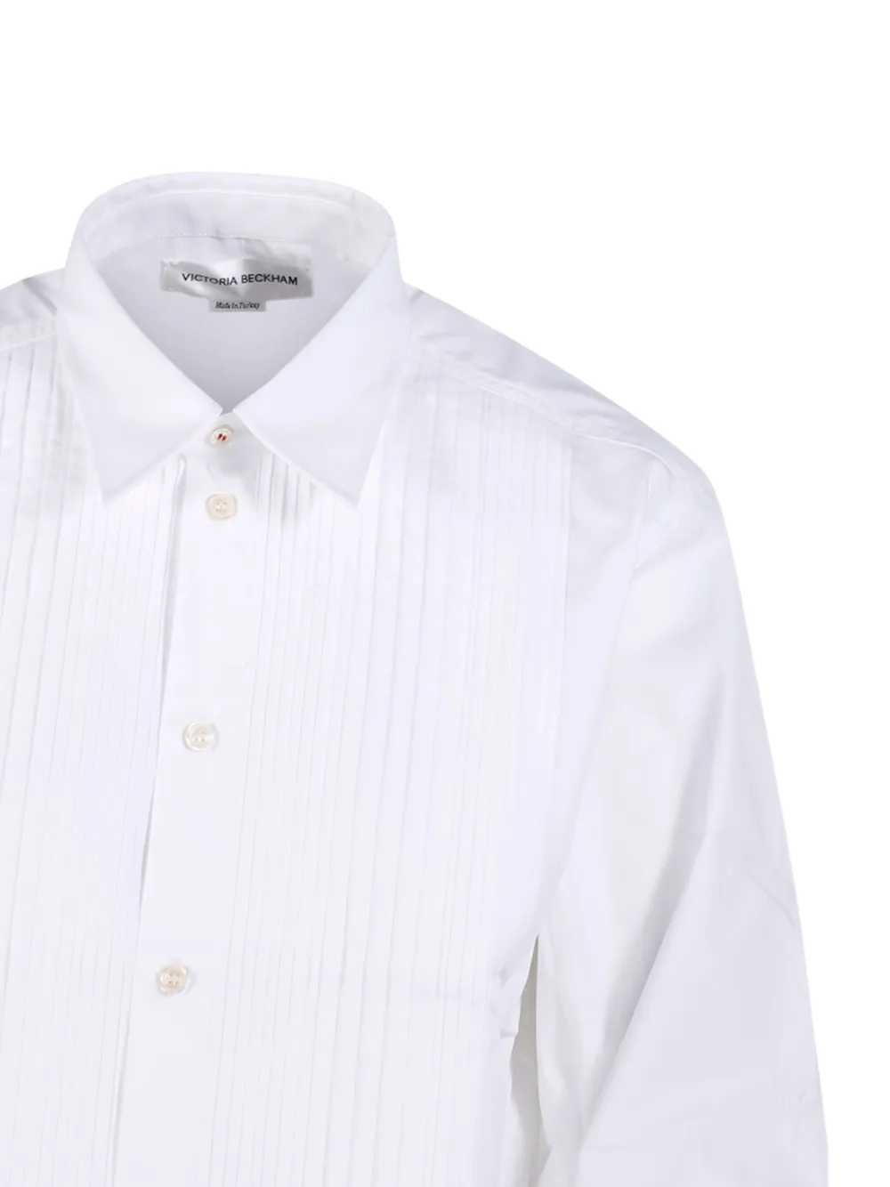 Victoria Beckham Geplooid blouse Wit