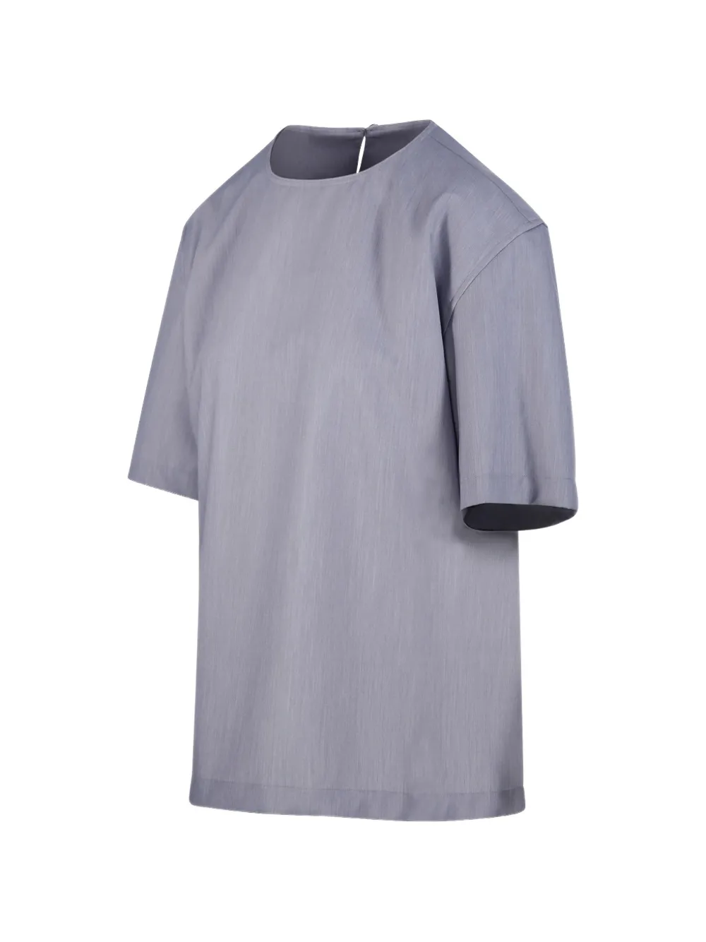  Thelatest Short-sleeve Blouse - Grey 