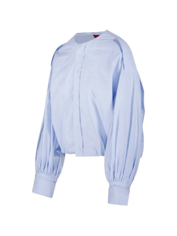 THELATEST balloon-sleeve Shirt | Blue | FARFETCH
