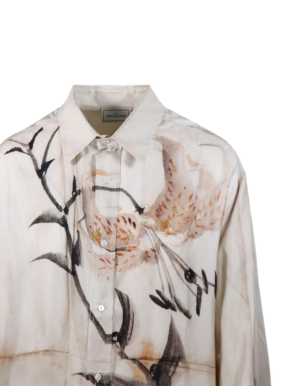 Pierre-Louis Mascia Blouse met bloemenprint Beige