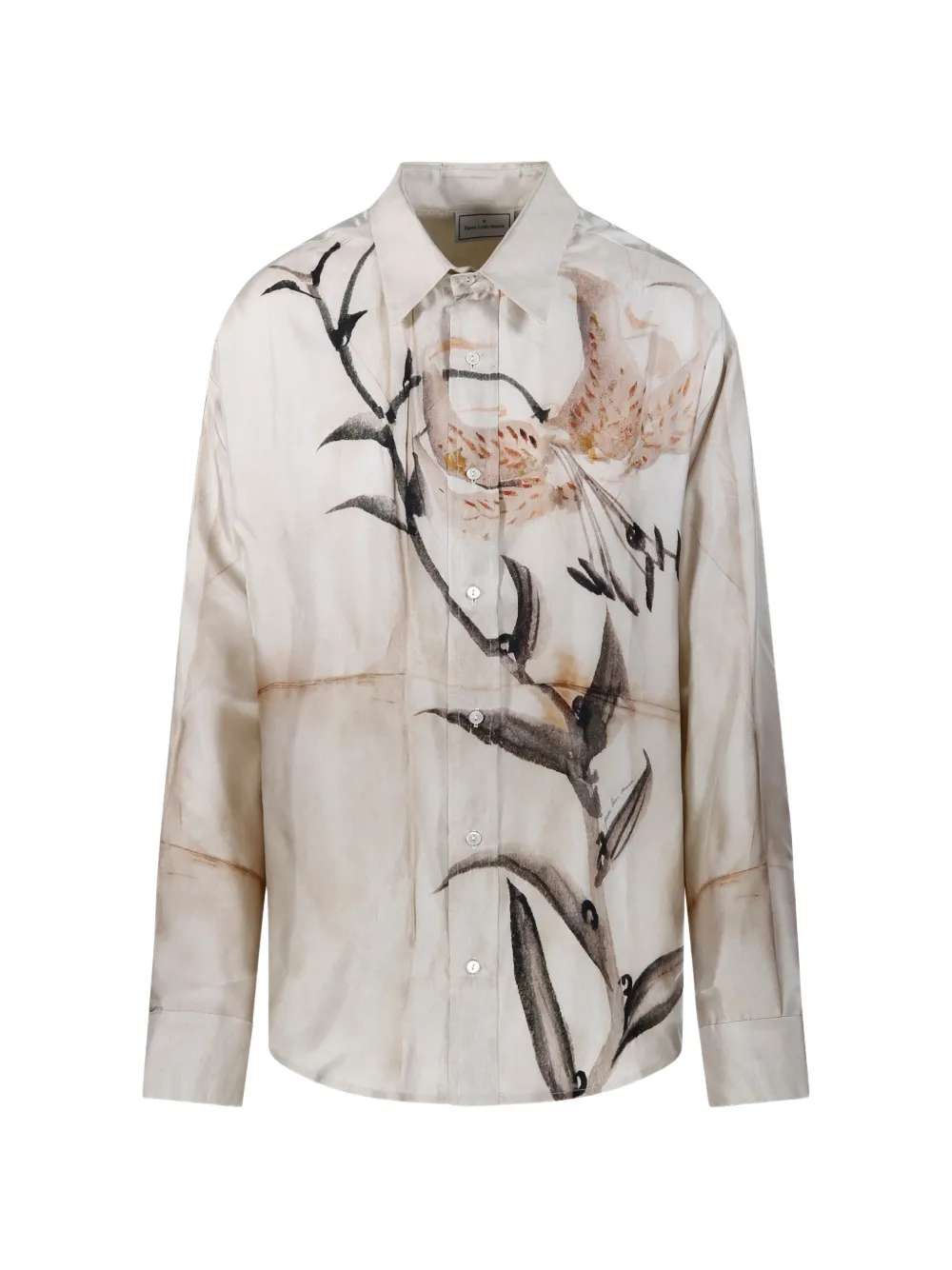 Pierre-Louis Mascia floral-print buttoned shirt - Toni neutri