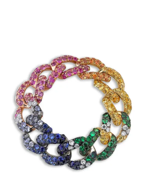 SHAY medium Rainbow sapphire ring