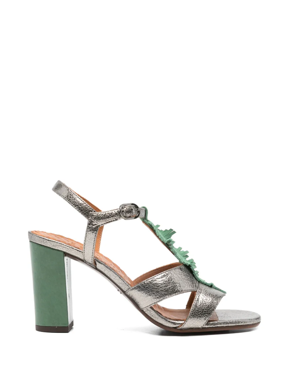 Chie Mihara leaf balia sandals Zilver