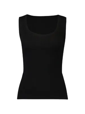 Issey Miyake plissé-effect Sleeveless Top | Black | FARFETCH RO