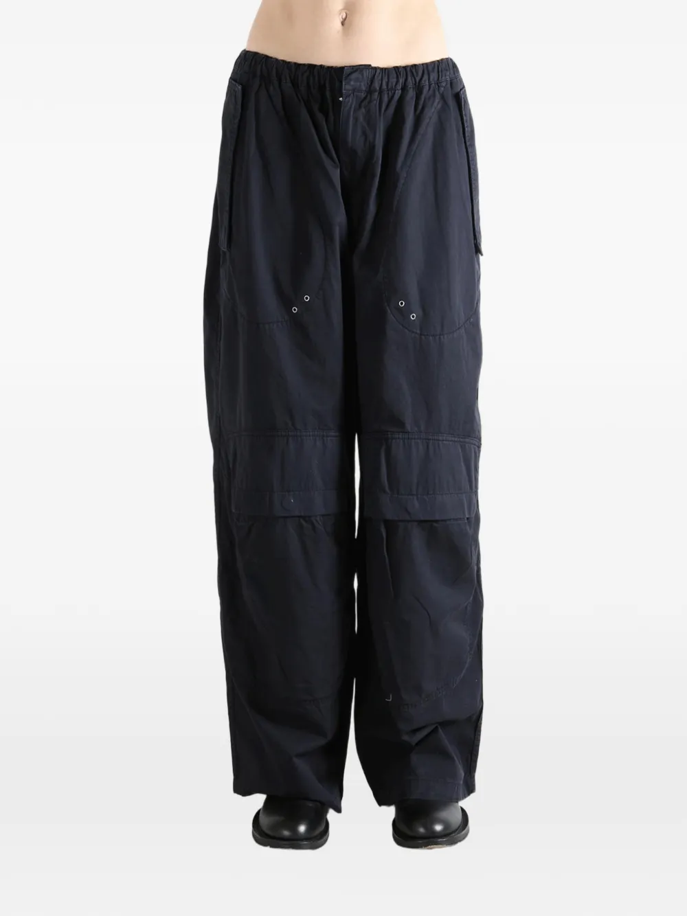 Alexander Wang Broek met elastische zak Zwart