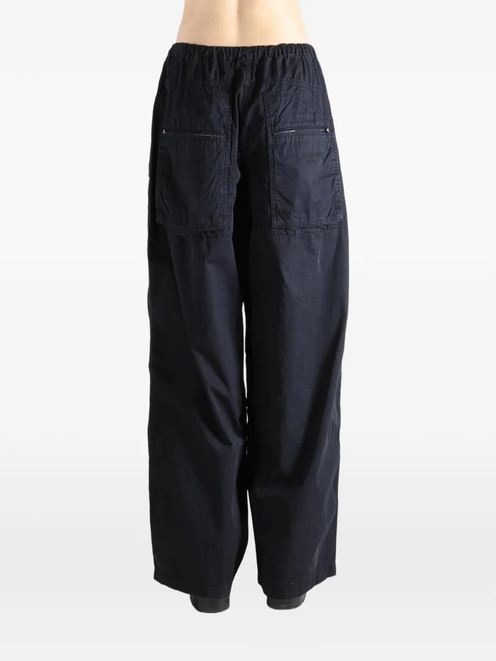 Alexander Wang Broek met elastische zak Zwart