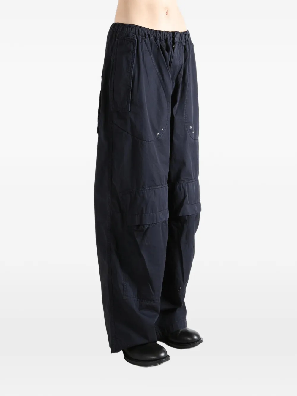 Alexander Wang Broek met elastische zak Zwart