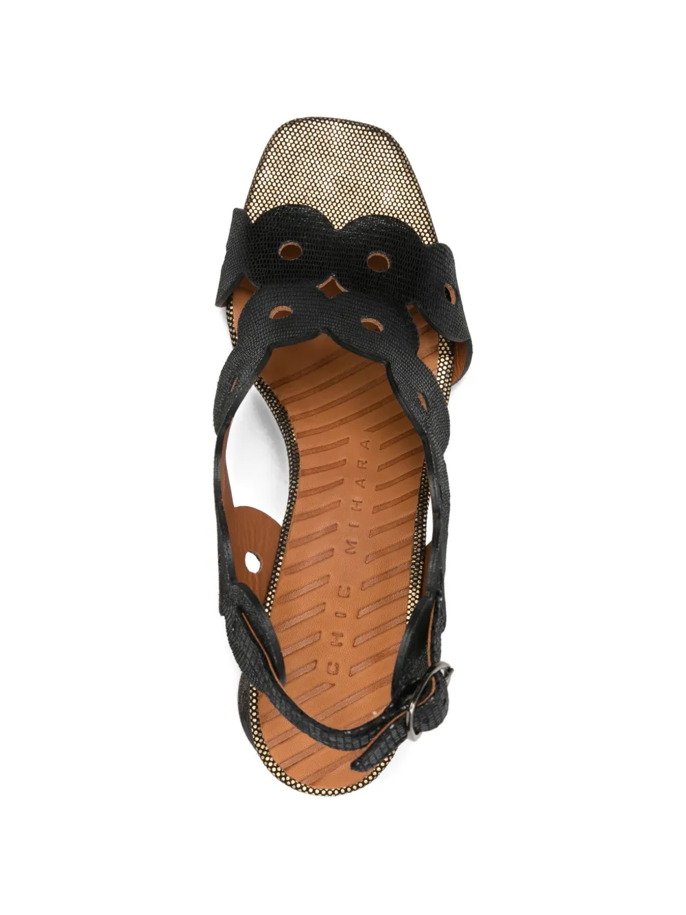 Chie Mihara Ryed gewelfde sandalen Zwart