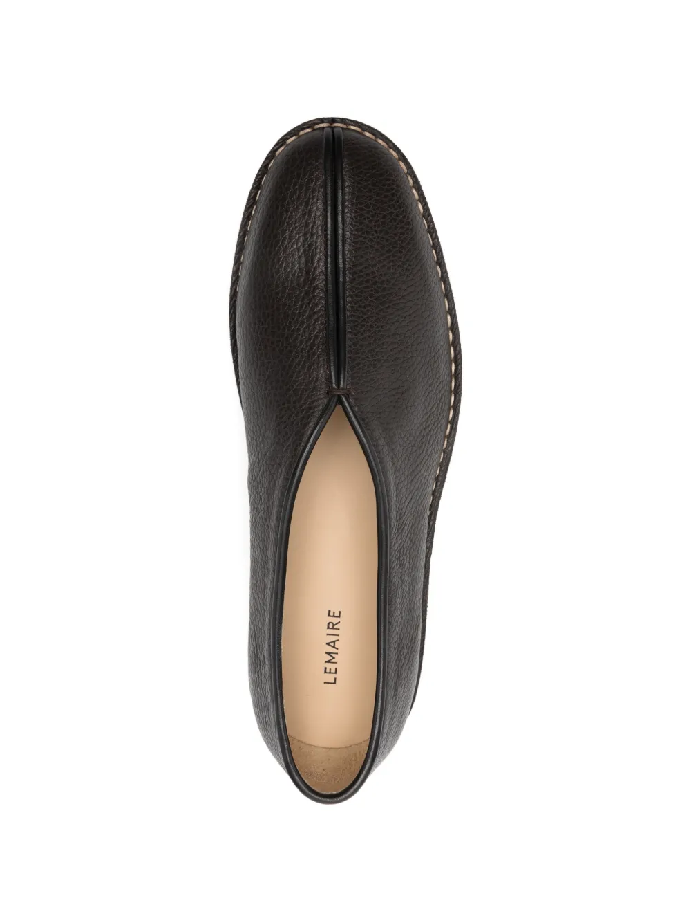 LEMAIRE Platte loafers Bruin
