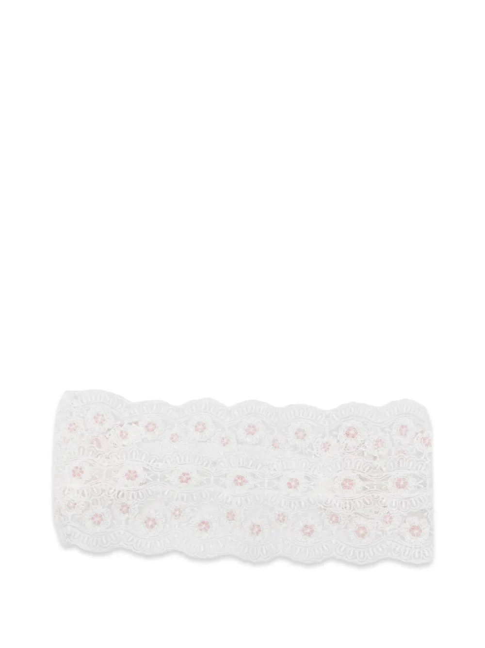 AMAYA floral bow hat - Bianco