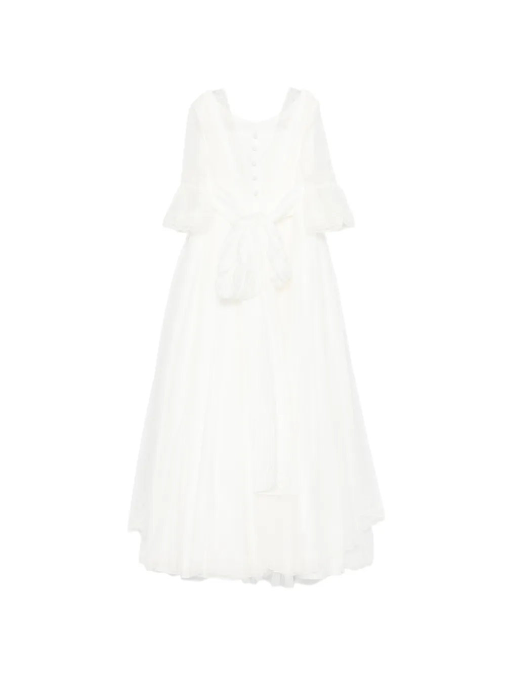  Amaya V-neck Dress - White 