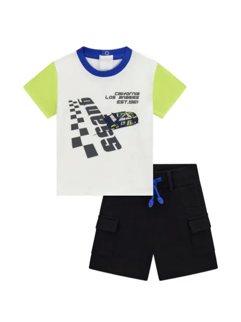 guess kids set de shorts con estampado gráfico