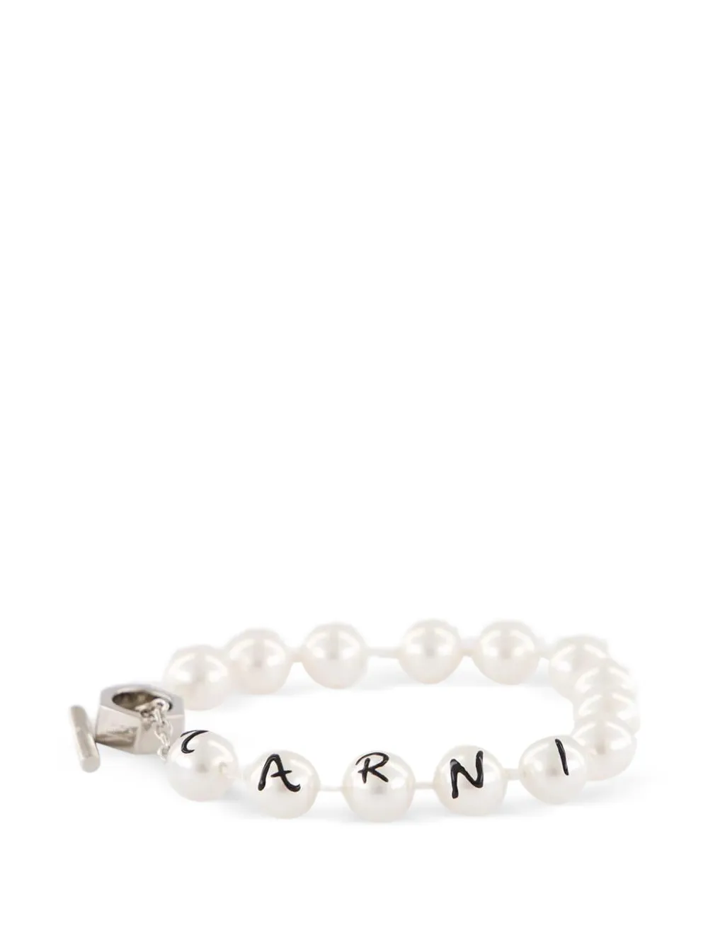 Marni crystal-bead bracelet - Bianco