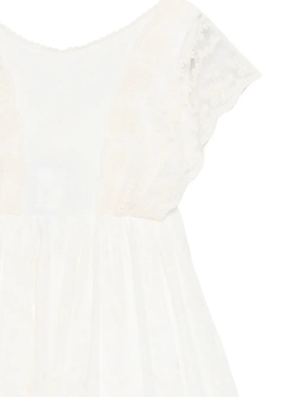  Amaya Lace-detail Dress - Neutrals 