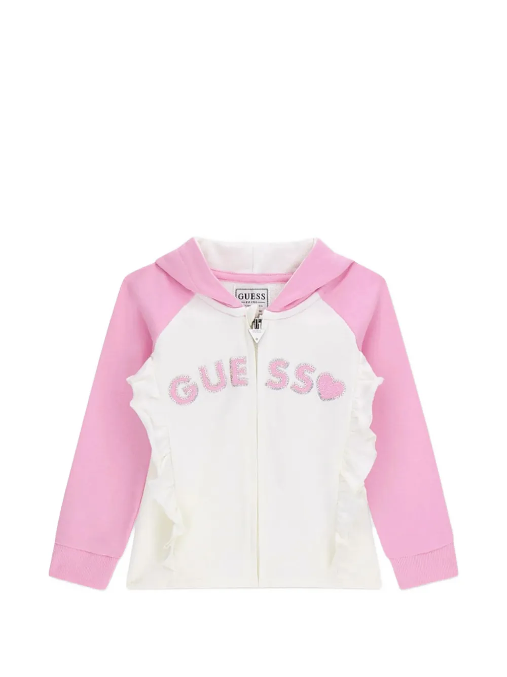 Guess Kids Logo-print Tracksuit Set - Pink 