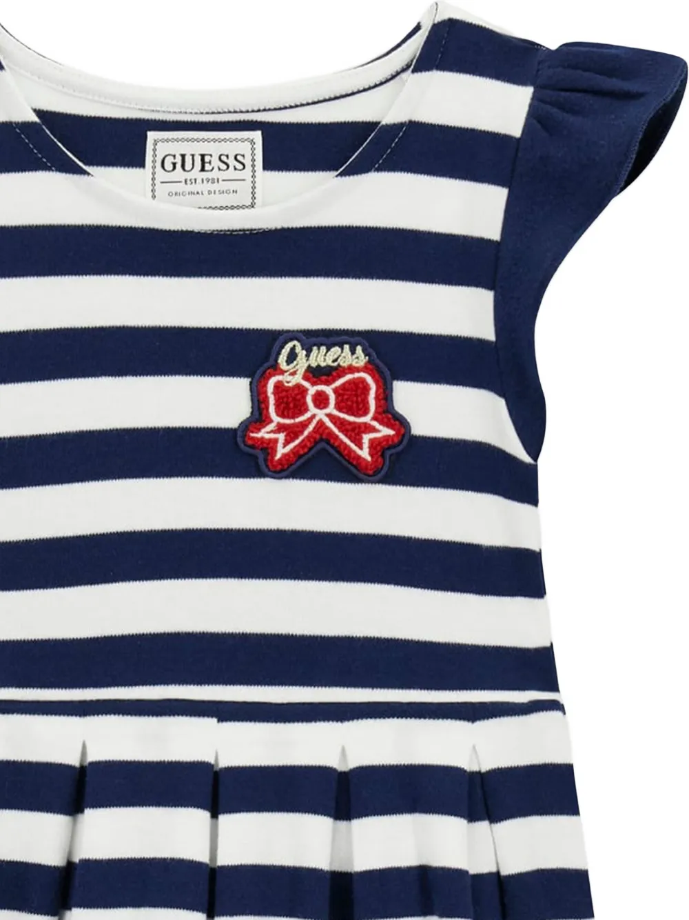 guess kids Geplooide jurk Blauw