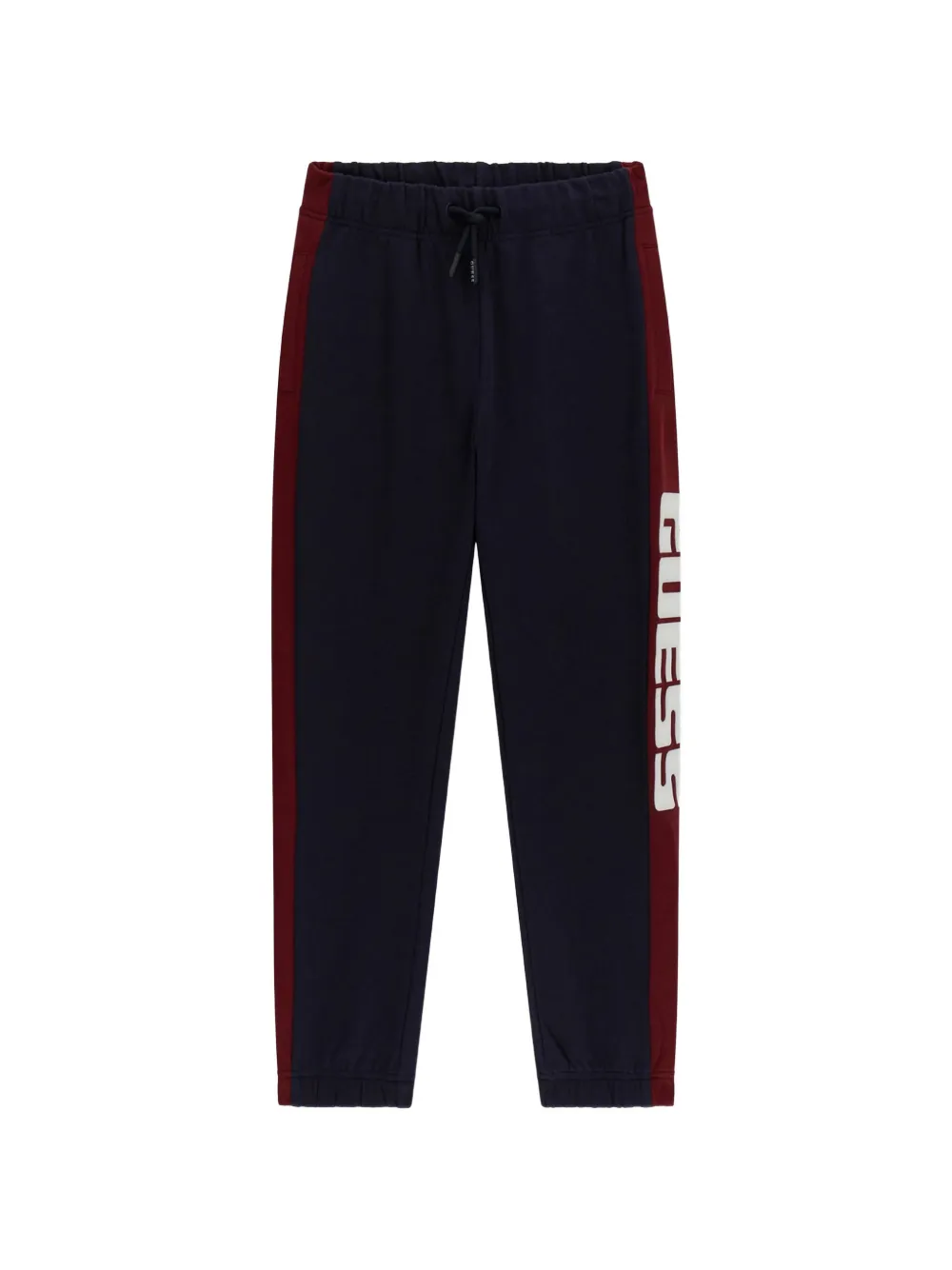 guess kids logo-print track pants - Blu