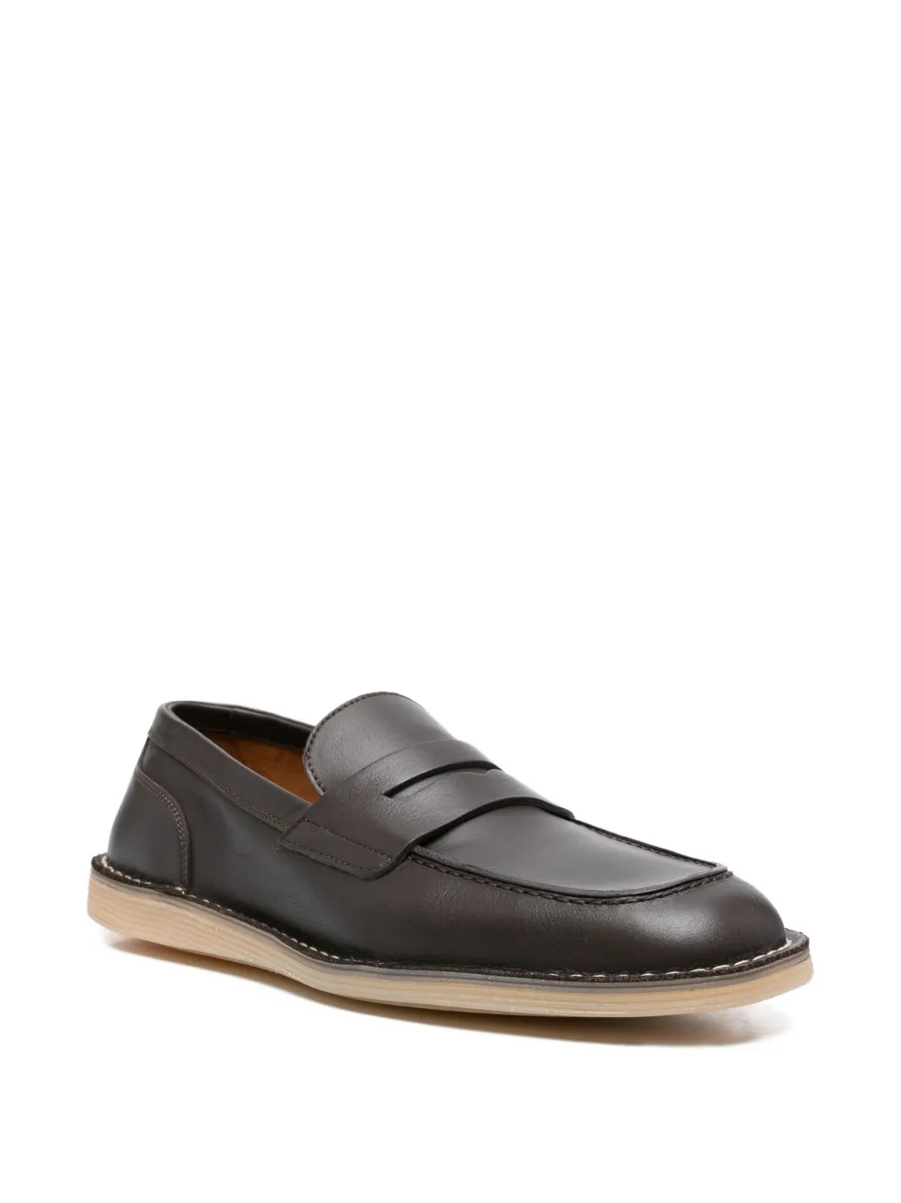 Dolce & Gabbana Leren loafers Bruin