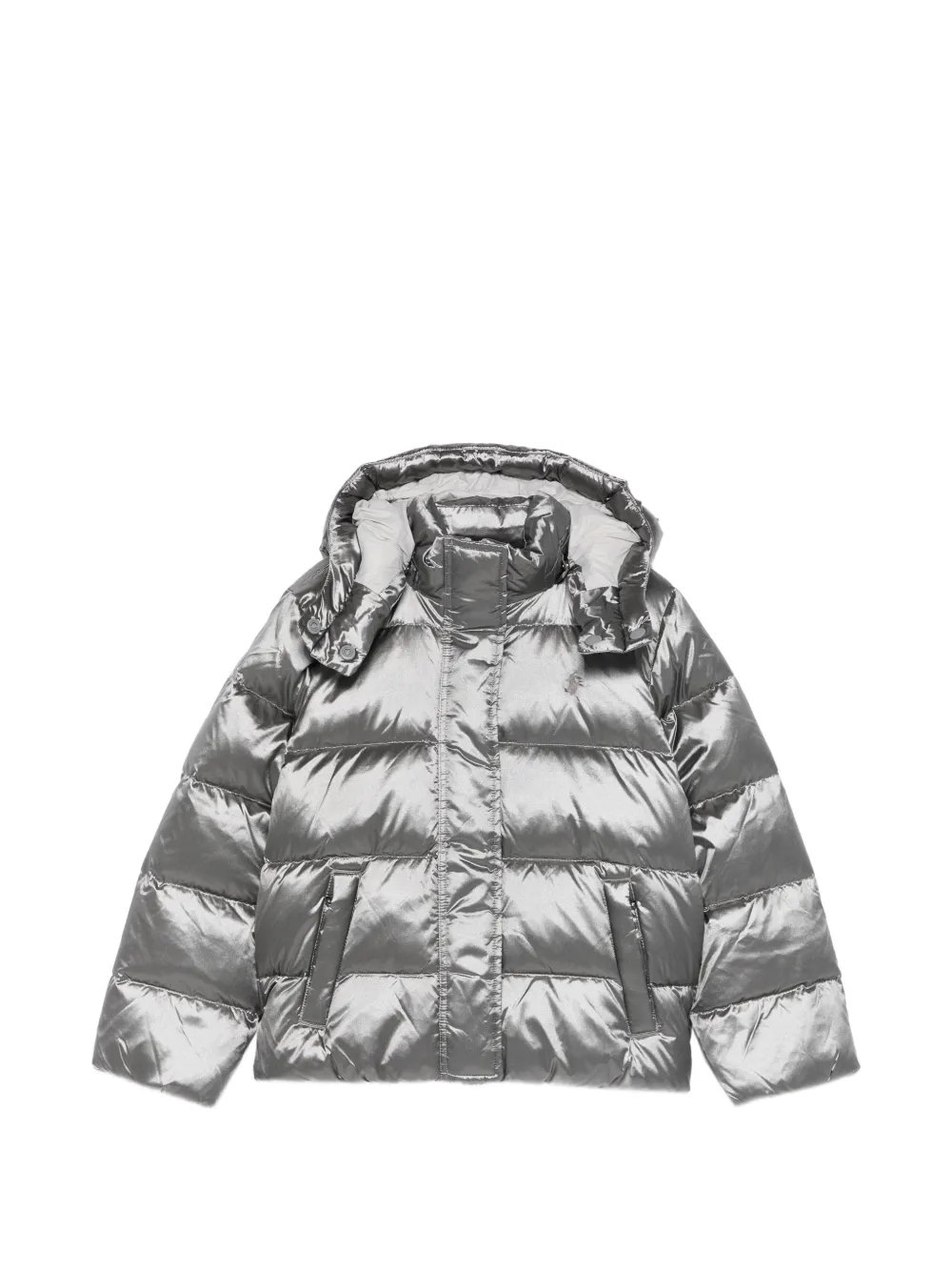 POLO RALPH LAUREN KIDS hooded jacket - Grigio