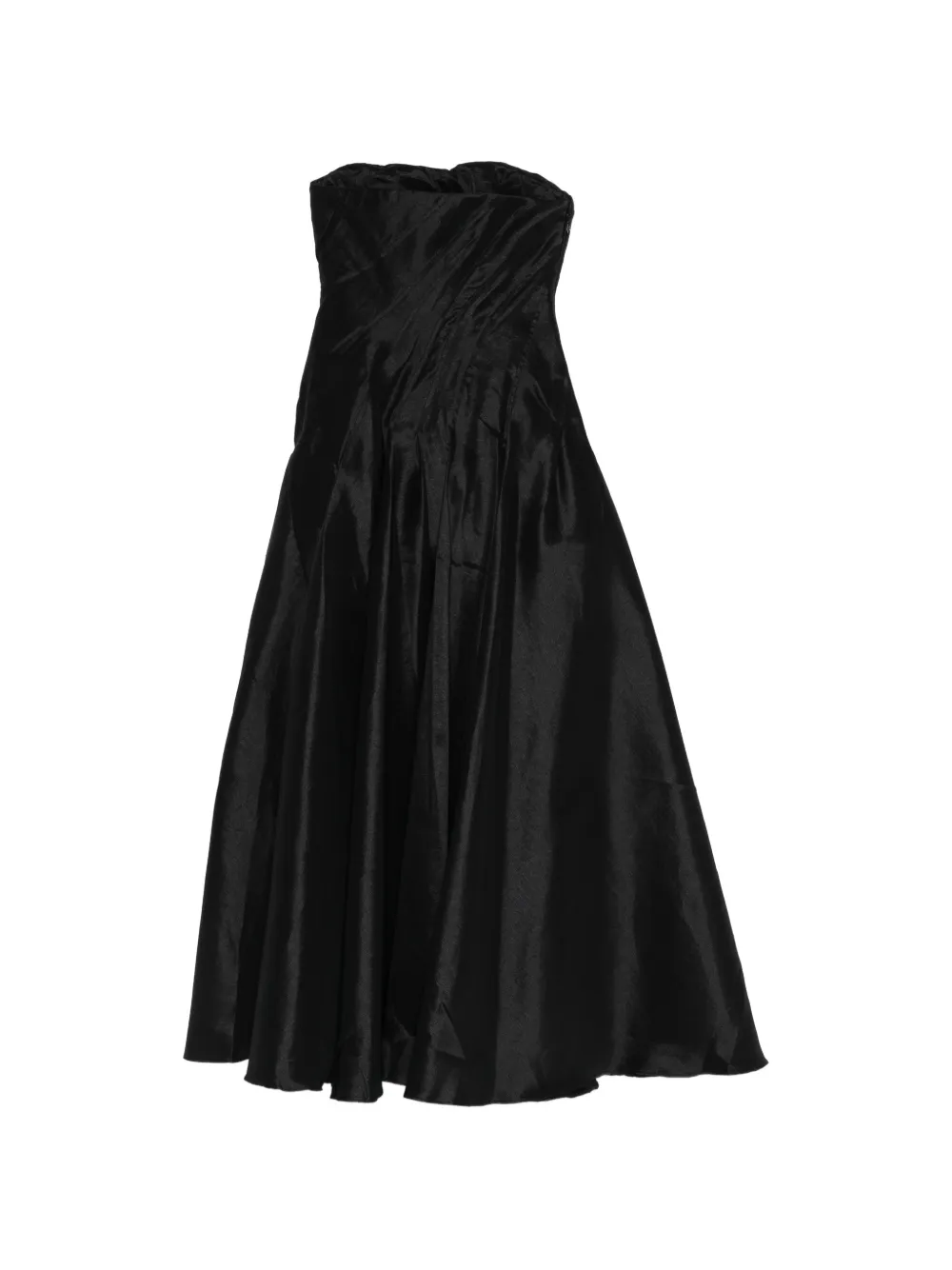 Acler Rosette midi-jurk Zwart