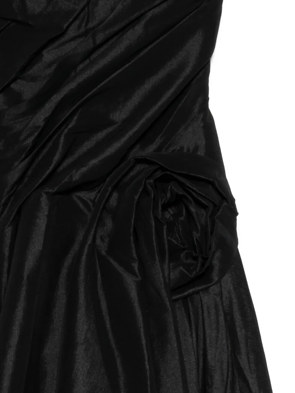 Acler Rosette midi-jurk Zwart