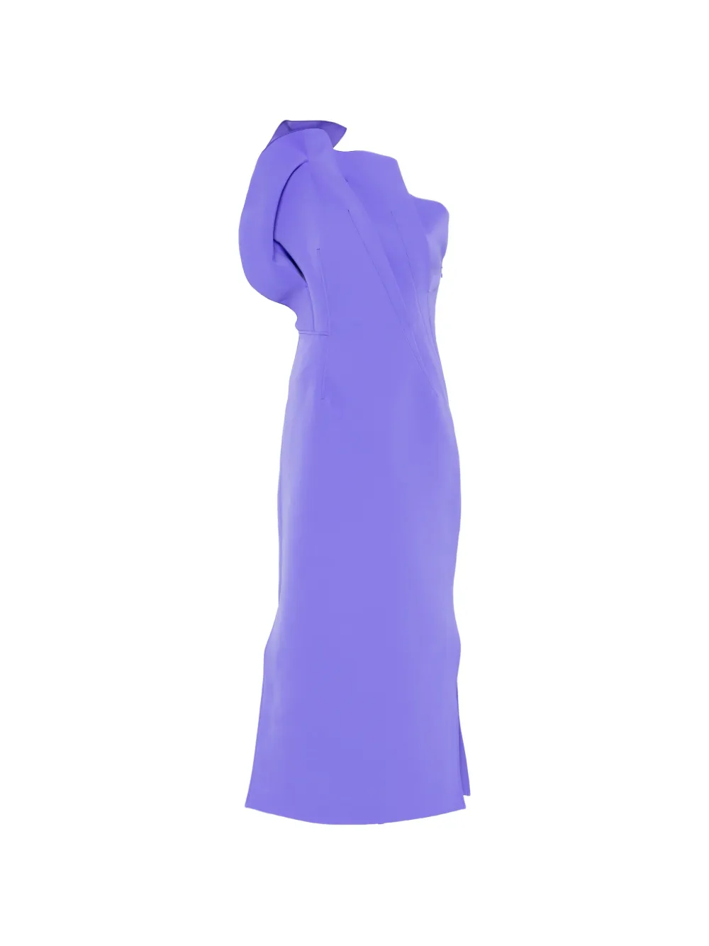 Acler one-shoulder dress - Purple