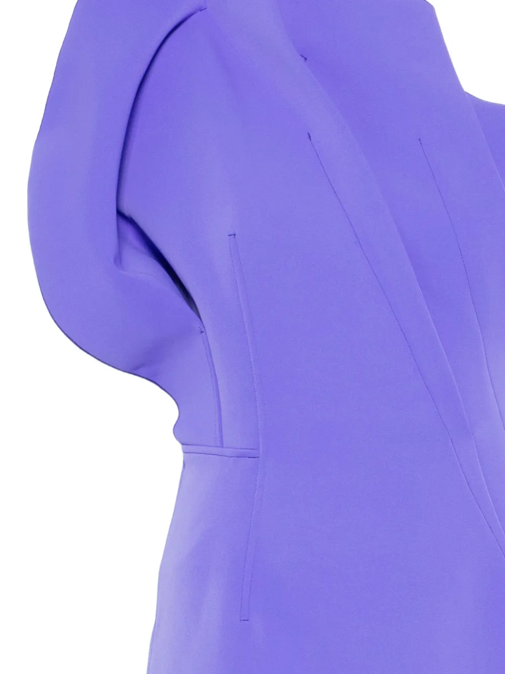 Acler Asymmetrische jurk Paars