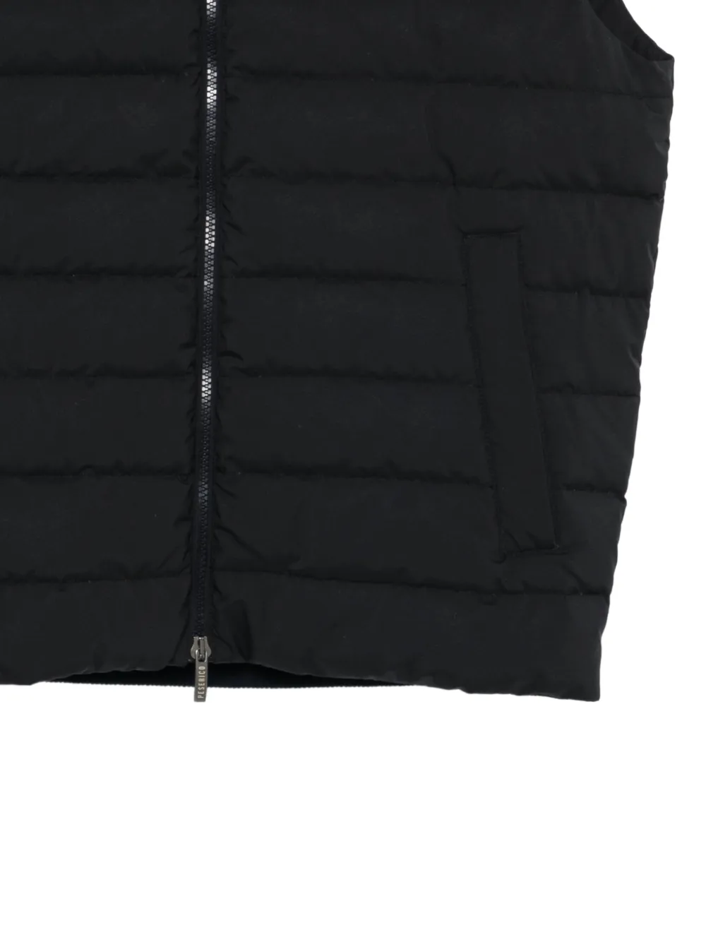 Peserico Bodywarmer met capuchon en rits Blauw