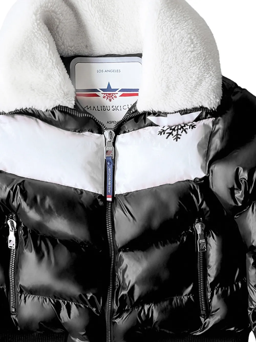  Malibu Apres Slick Puffer Jacket - Black 