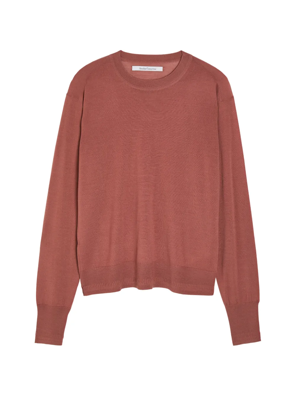 Another Tomorrow crew-neck sweater - Red