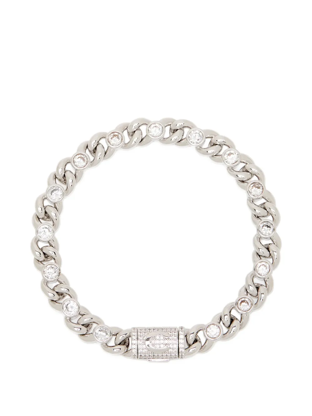 CERNUCCI crystal-embellishment bracelet - Argento