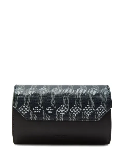 Au Départ geometric-print watch box