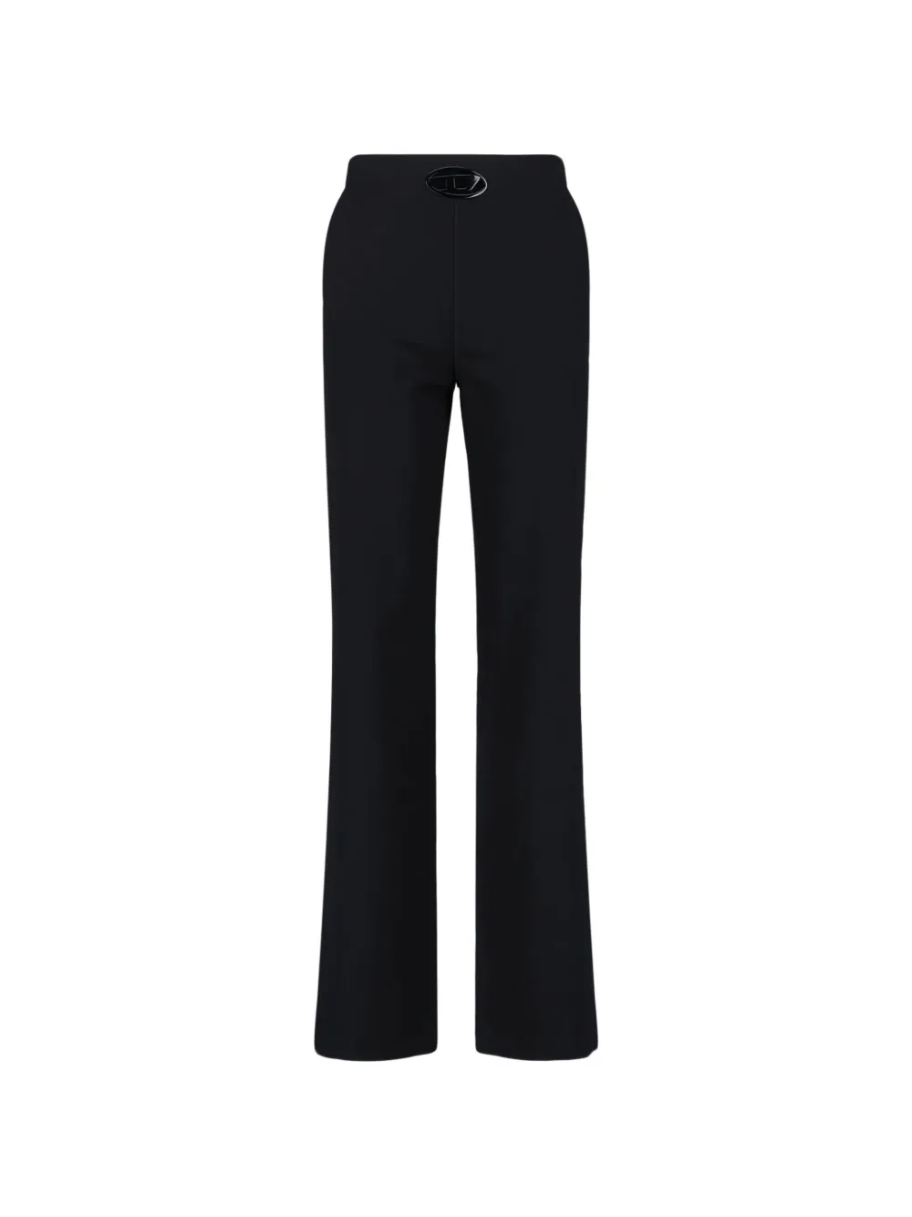 Diesel logo-detail straight trousers - Nero