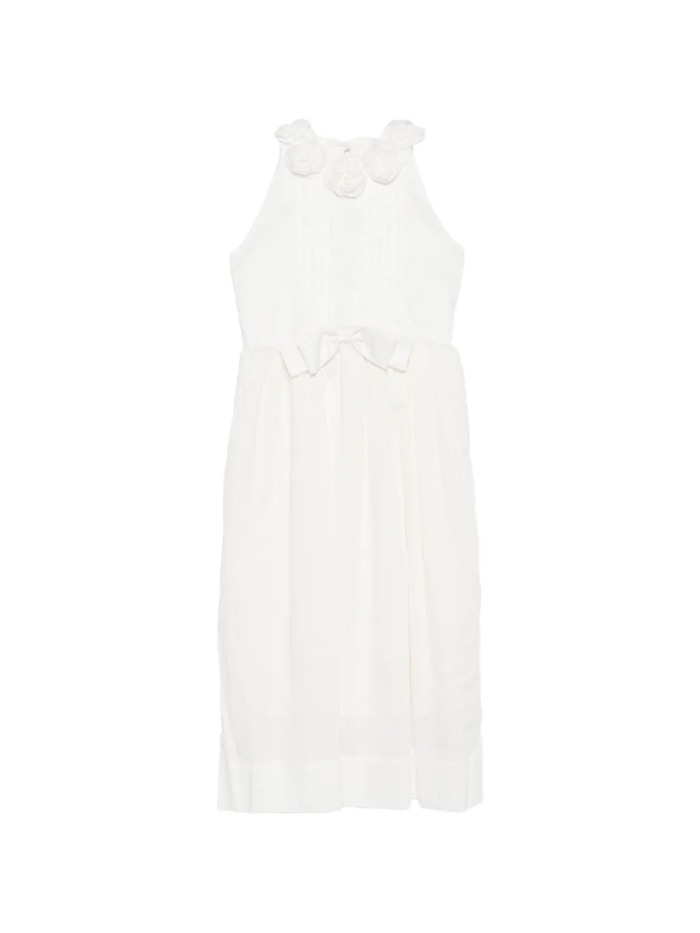 JESURUM BABY floral bow dress - Bianco