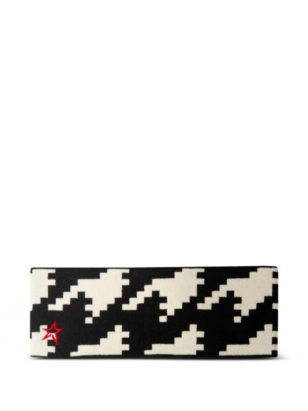 Perfect Moment houndstooth-pattern headband - Nero